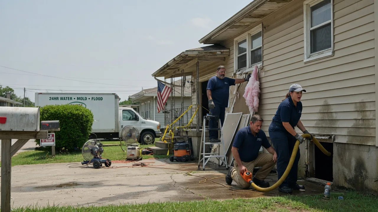 Water Damage Repair in New Munich, MN near me